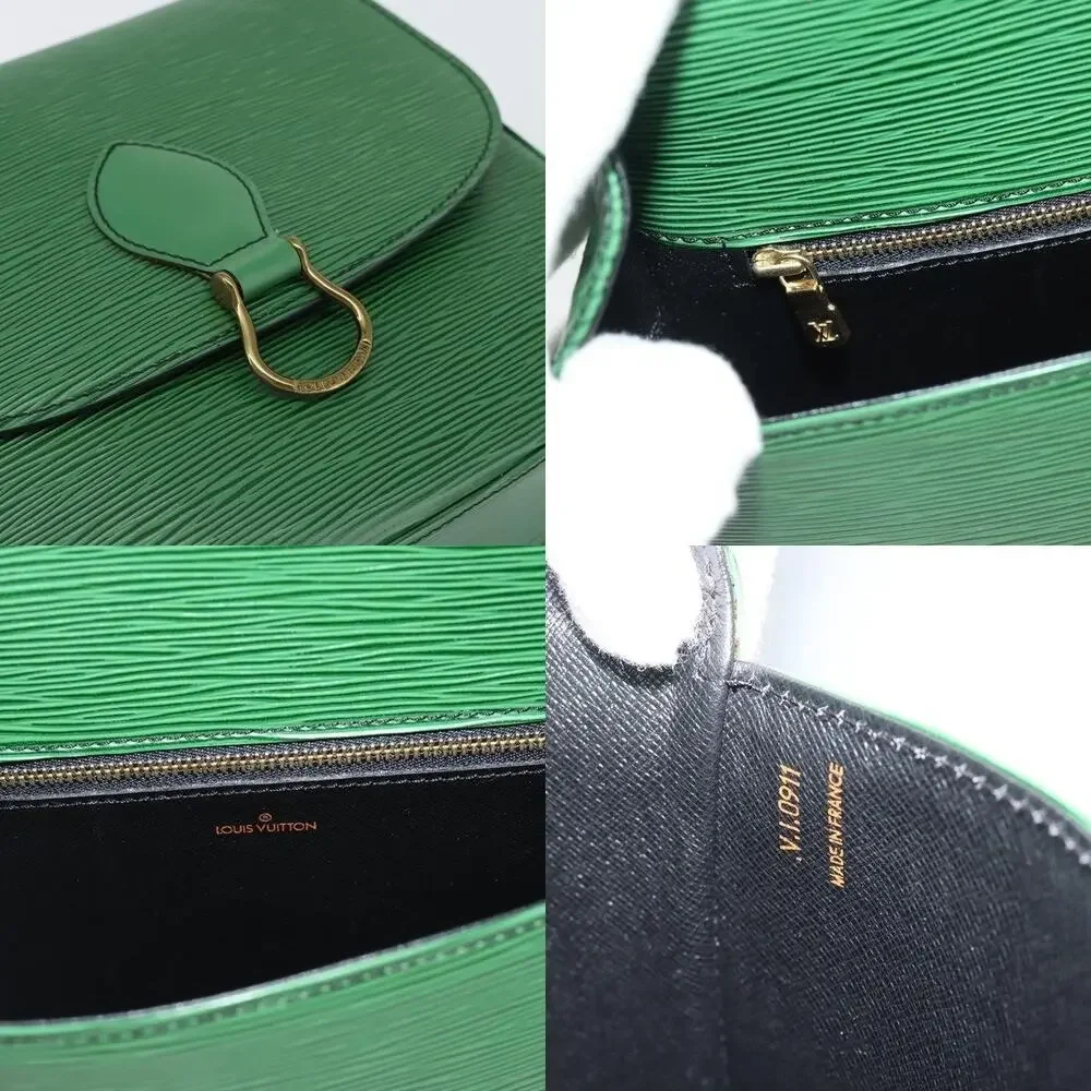 Louis Vuitton Epi Saint Cloud GM Shoulder Bag Green